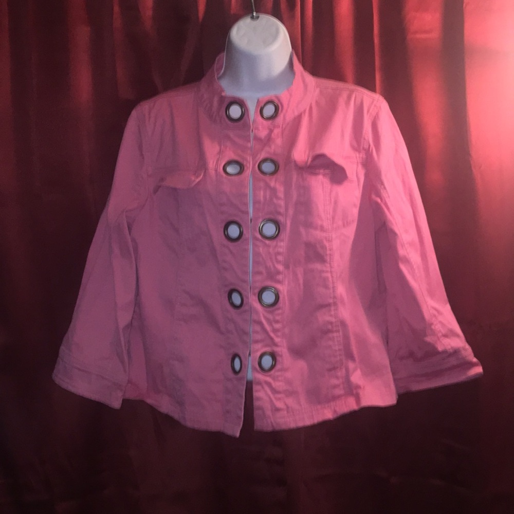AMI Large pink Jean jacket